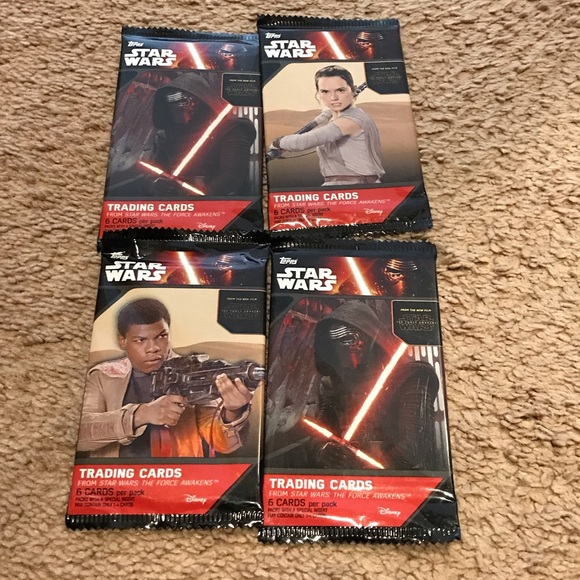 Disney Star Wars Trading Cards - Red and Black - Picture 1 of 2